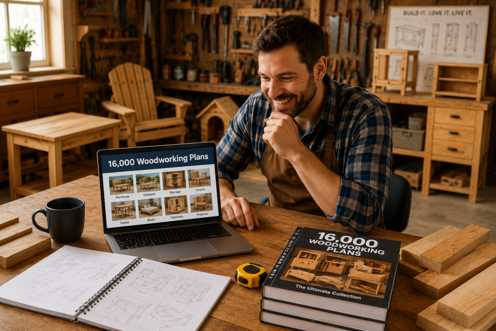 Builders Choose 16,000 Woodworking Plans