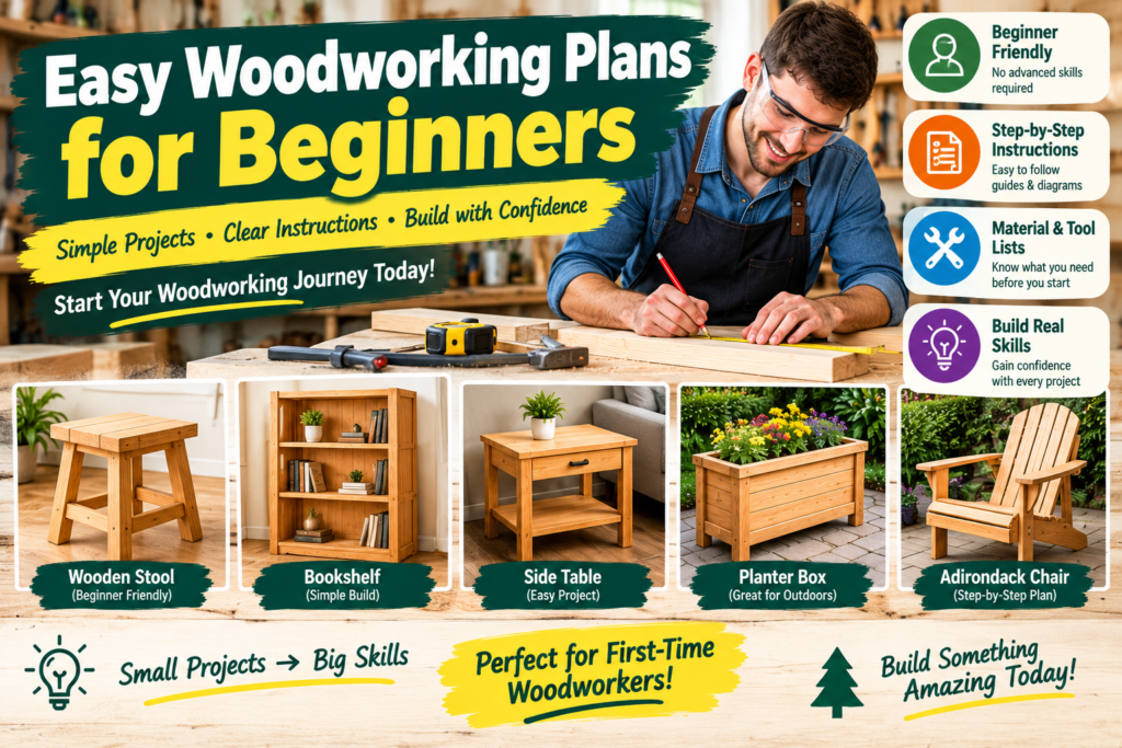 Easy Woodworking Plans for Beginners